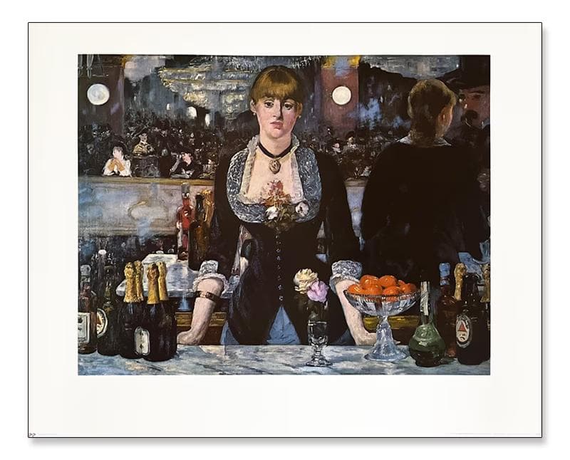 額装品/フォリー＝ベルジェール劇場のバー/エドゥアールマネ/ポスター/インテリア