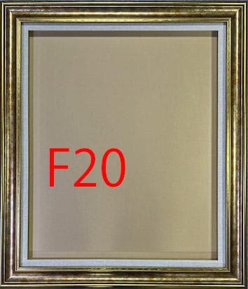 F20サイズ金色玉虫クラシック色額縁　アクリル入り