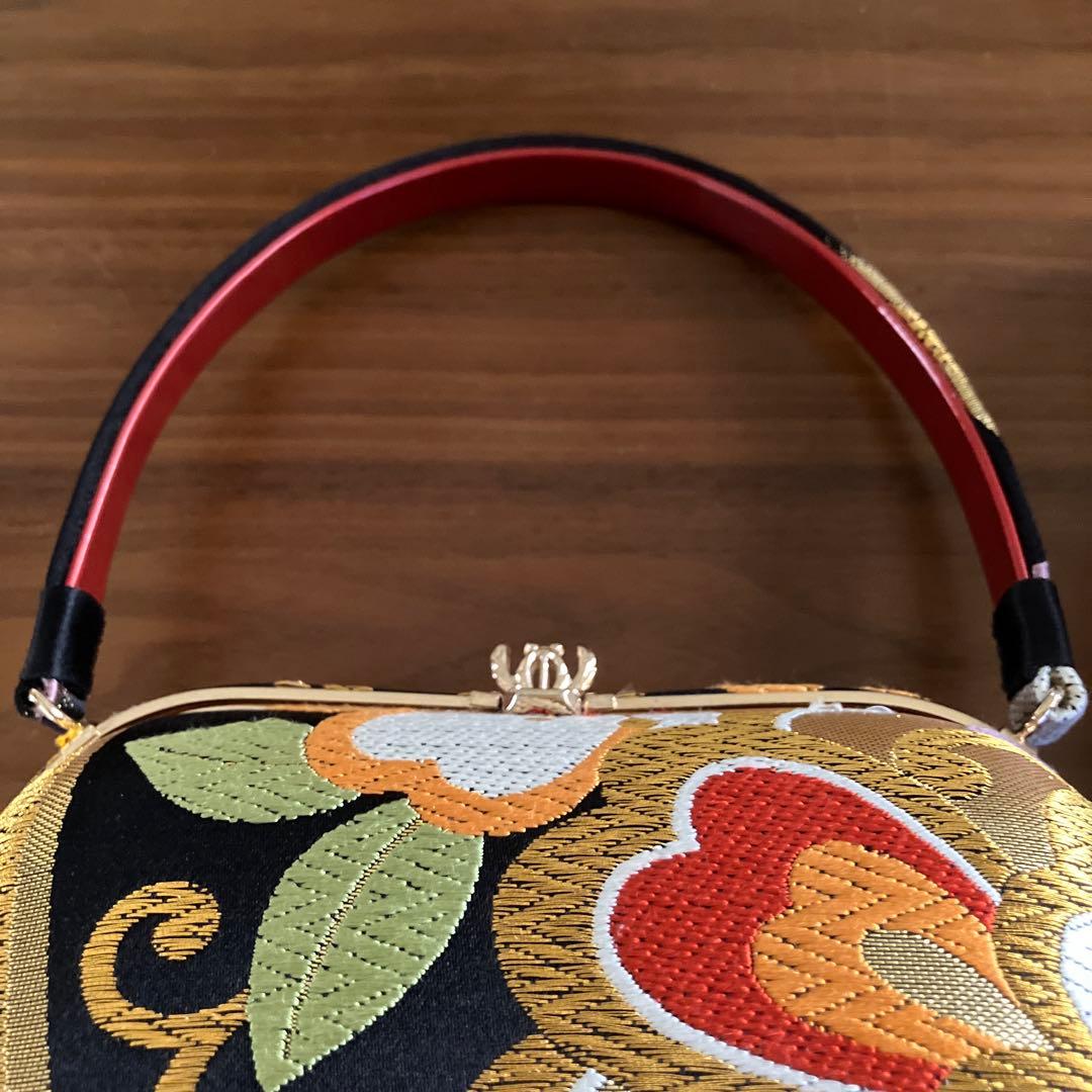 沙織　花柄刺繍 草履バックセット