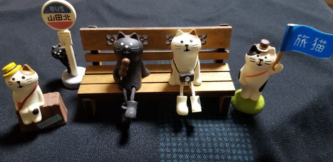 稀少入手困難！猫 DECOLE concombre他 ミニチュア (セット売り)