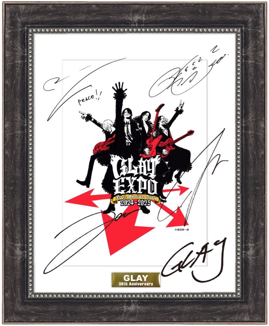 GLAY 30周年記念イラストキャラファインアート