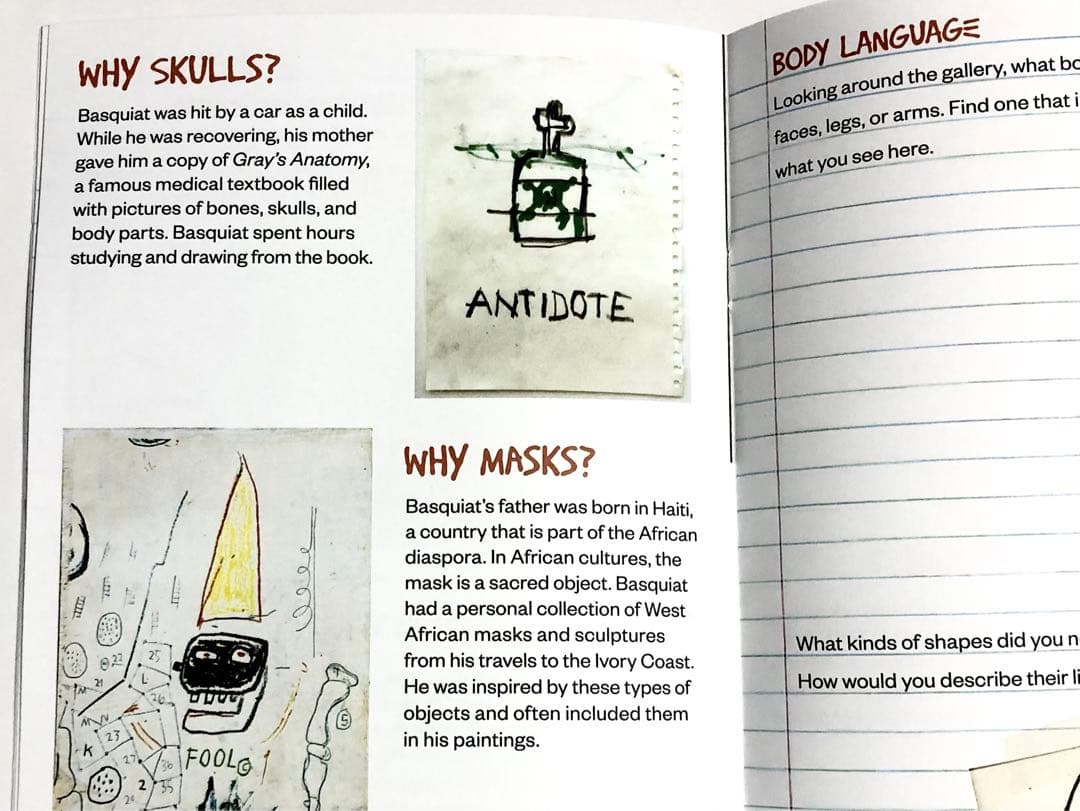 BASQUIAT × BANKSY 美術展 アーティストノートブック