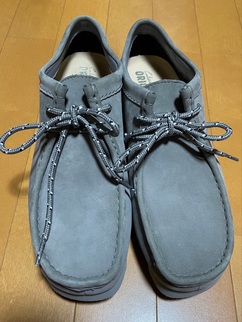 クラーク ワラビー グレー ゴアテックス 26.5cm
