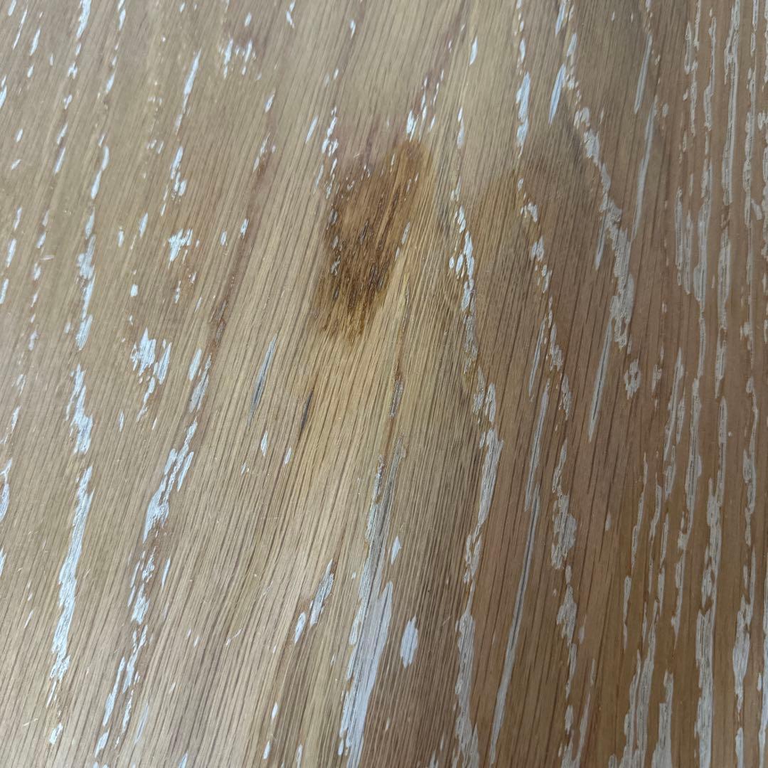 たのメル便/直引　天然木オーク無垢ダイニングテーブルのみ  円型120