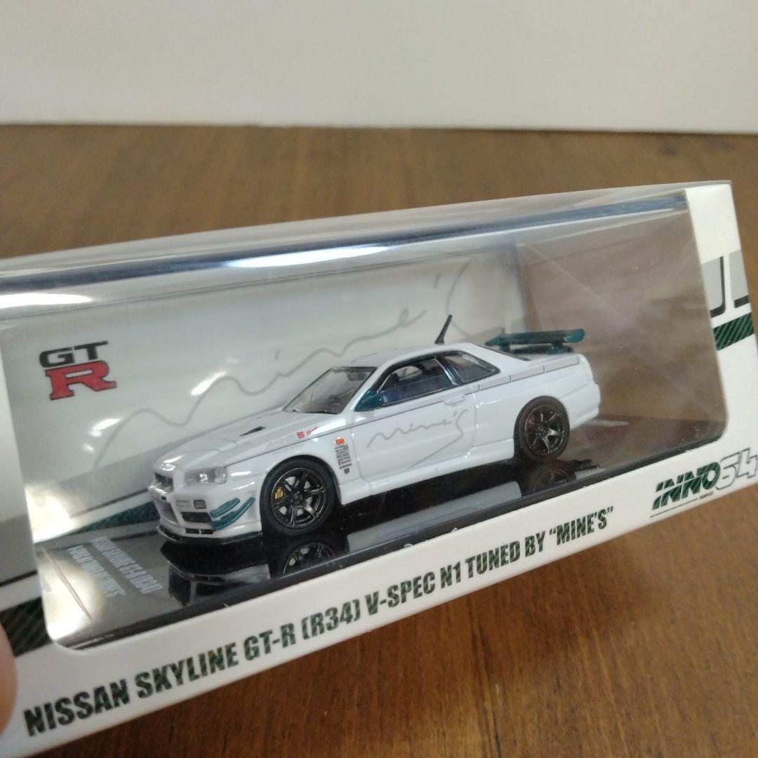 イノモデル　Inno64 GT-R R34 V-SPEC ミニカー
