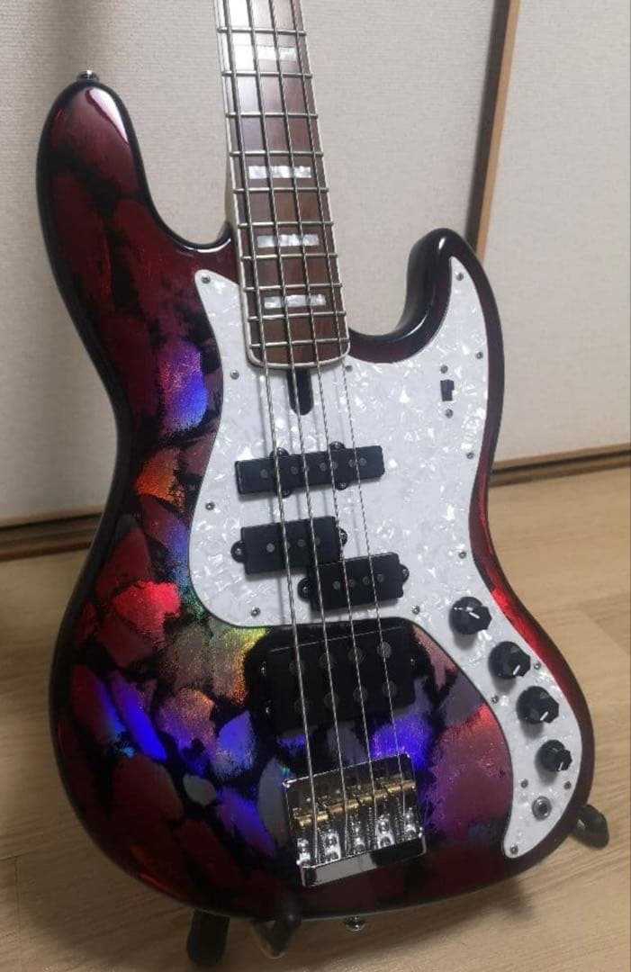 SPEAR エレキベース Gae-Bolg ゲイボルグ ホログラムレッド