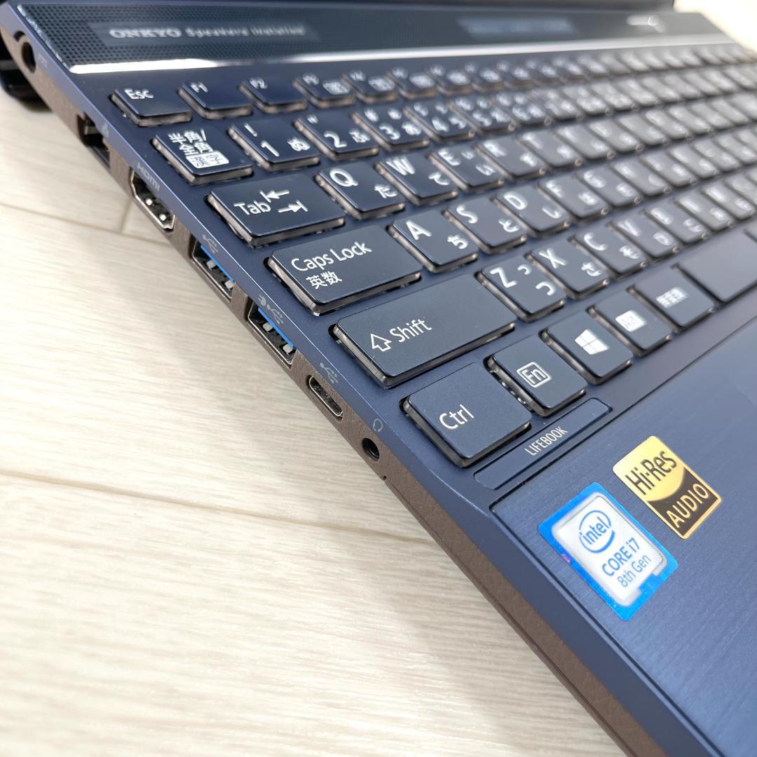 富士通 第8世代 i7 新品SSD1T＋HDD1T メモリ16G ノートパソコン