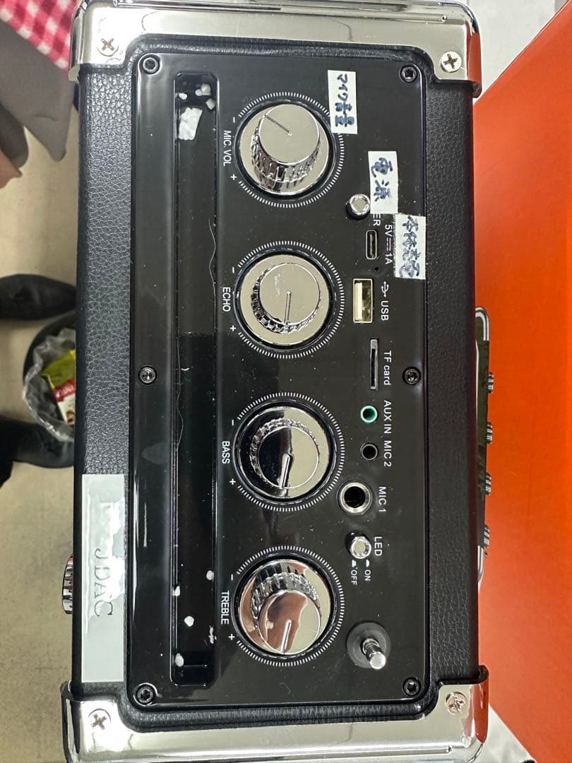 ☆試用のみ美品　ポータブルスピーカー JYX-S55 カラオケ