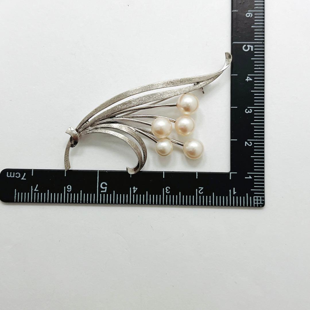 美品✨MIKIMOTO ミキモト パール ブローチ　フラワー　ブーケ