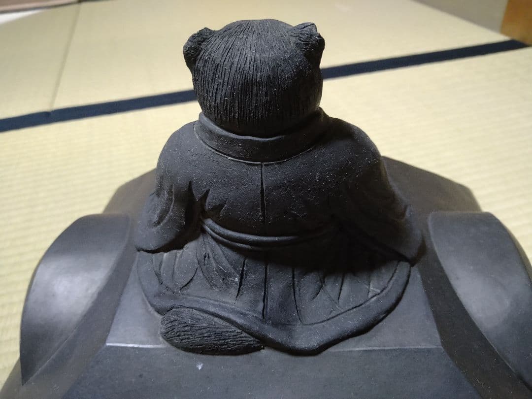 飾り瓦 露盤 狸 33cm四方