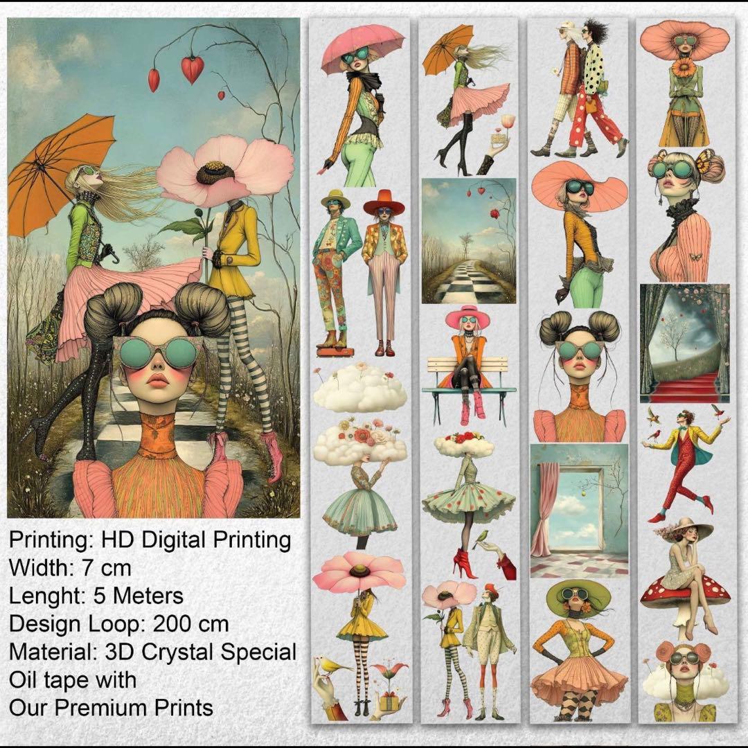 onwize 海外マスキングテープ　マステ 【2493】