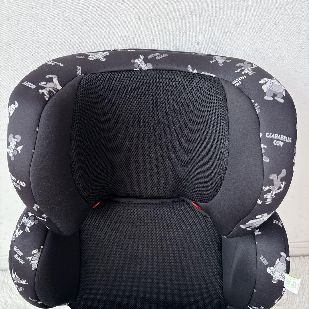 【極美品】ディズニー　ハイバック　ジュニアシート　ISOFIX ミッキーマウス