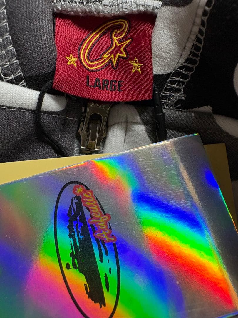 Corteiz グレー系迷彩 ジップアップパーカー