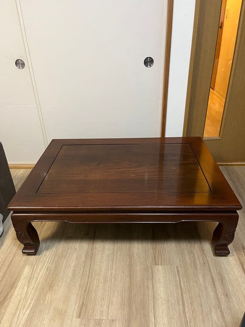 ちゃぶ台　大阪唐木指物　中澤唐木　尾崎作