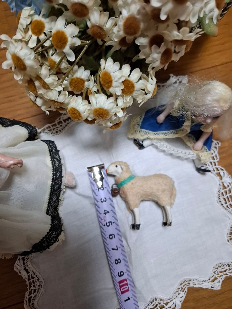 アンティークビスクドール★羊★ミニョネット★フランス人形★ジュモー★ドイツドール