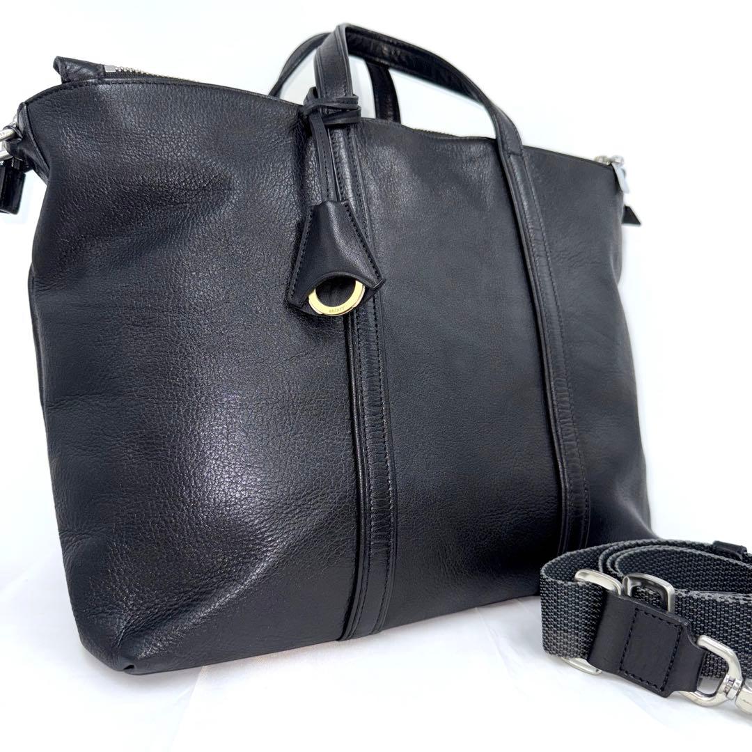 yoshi ✨美品✨ aniary アニアリ 3層 A4可 レザー ブリー