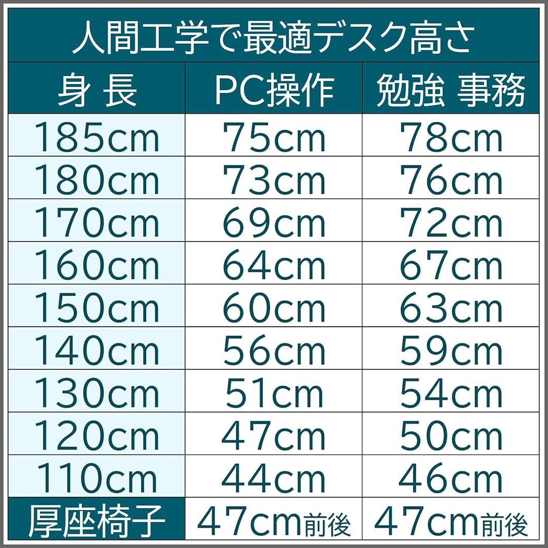 人間工学昇降ゲーミングデスク高44-78幅120×奥行60昇降式キャスター付