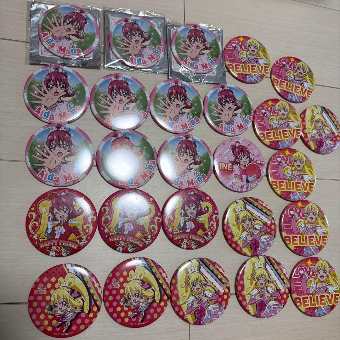 プリキュア　缶バッジ キュアハート　相田マナ