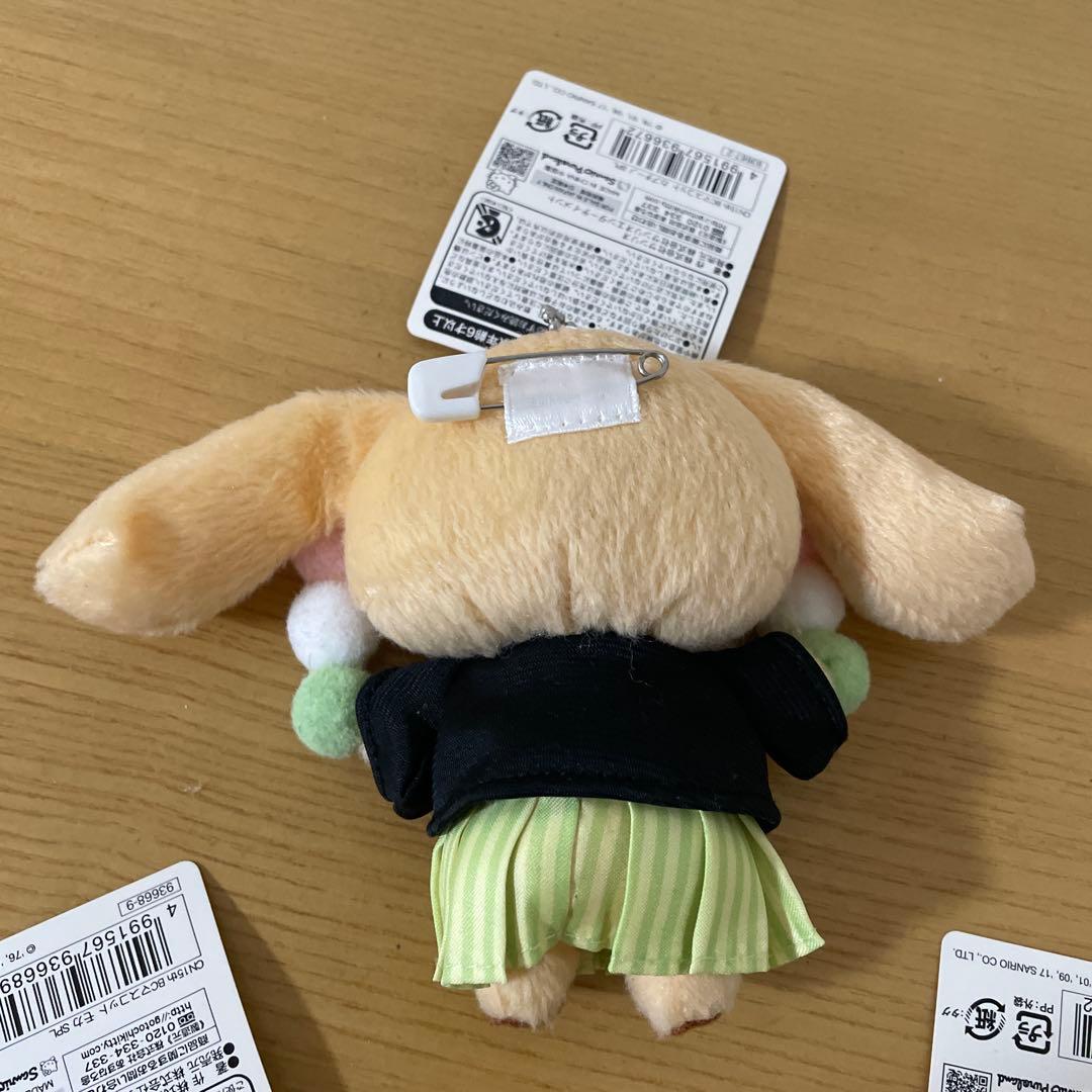 【5個セット】　サンリオピューロランド　シナモロール　品川紋次郎　マスコット