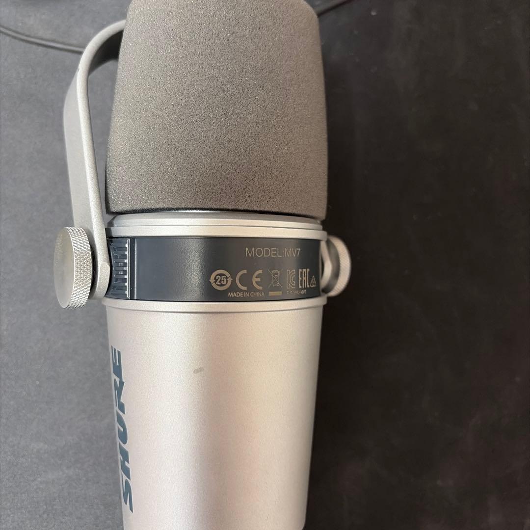 SHURE MODEL MV7 シルバー