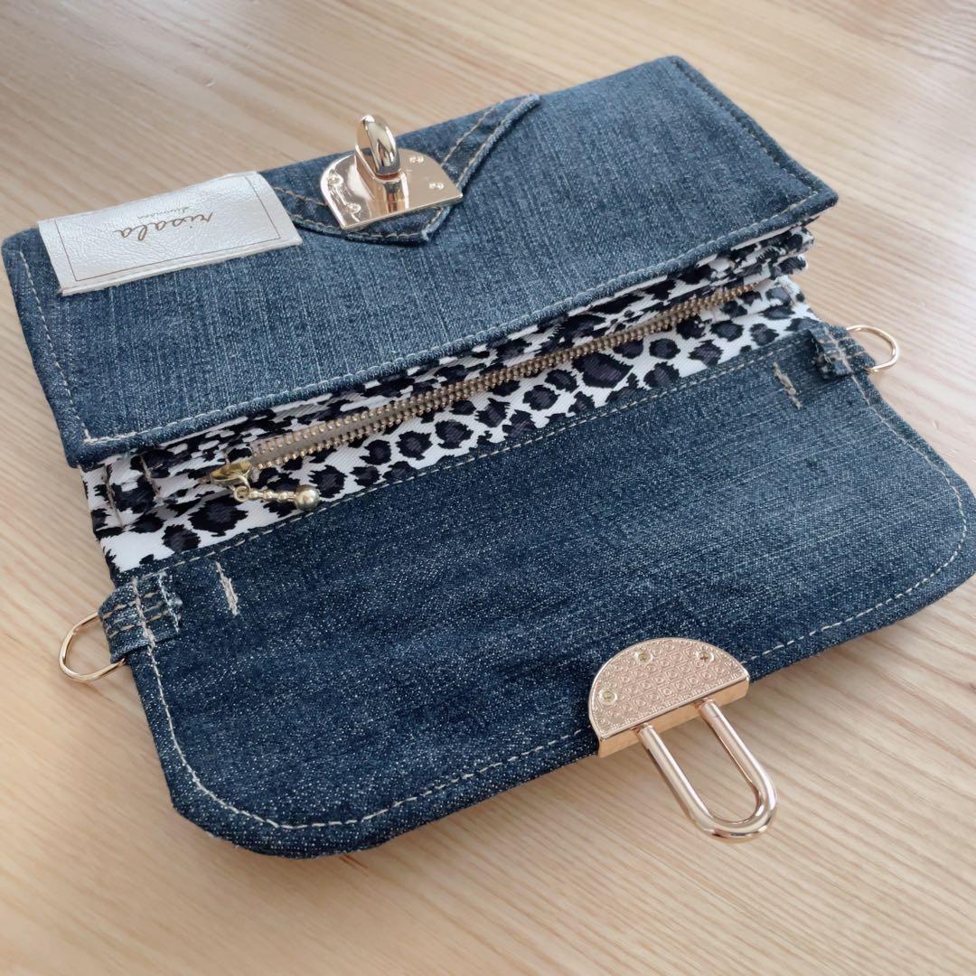 Azum デニム リメイク ウォレット