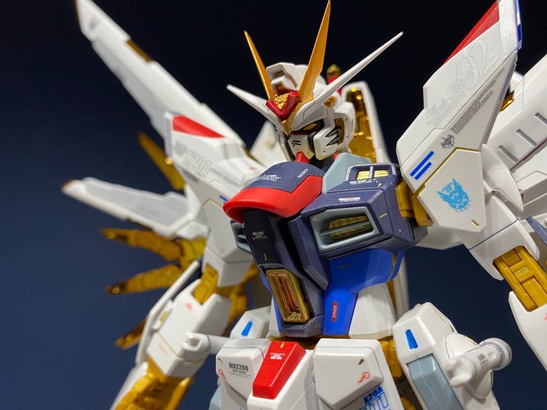 MG ストライクフリーダムガンダム、弍式風、マイティーストライク換装セット完成品