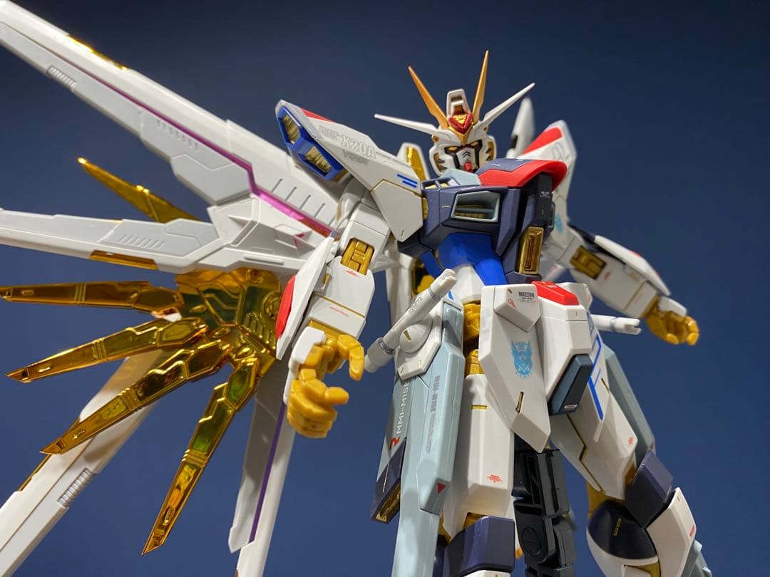 MG ストライクフリーダムガンダム、弍式風、マイティーストライク換装セット完成品