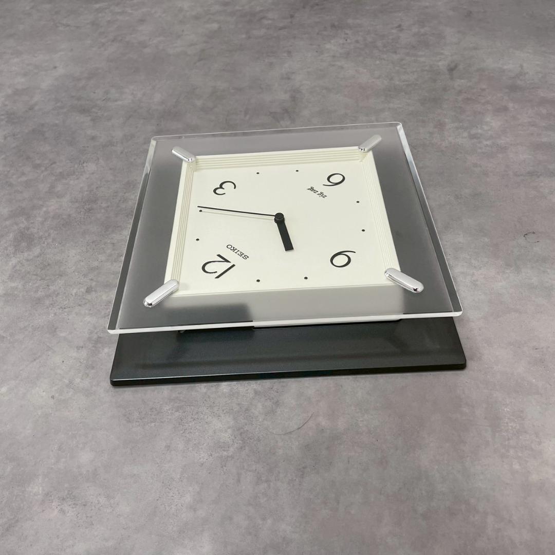 未使用 SEIKO ウォールクロック 壁掛け時計 ポストモダン ヴィンテージ