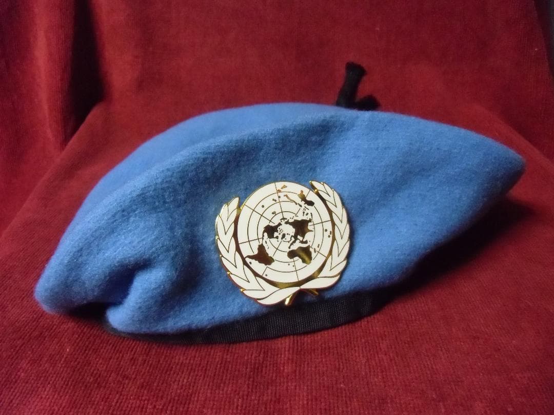 ＮＺニュージーランド軍＊UN国連軍/UNO ベレー＊約５９ｃｍ（実物）