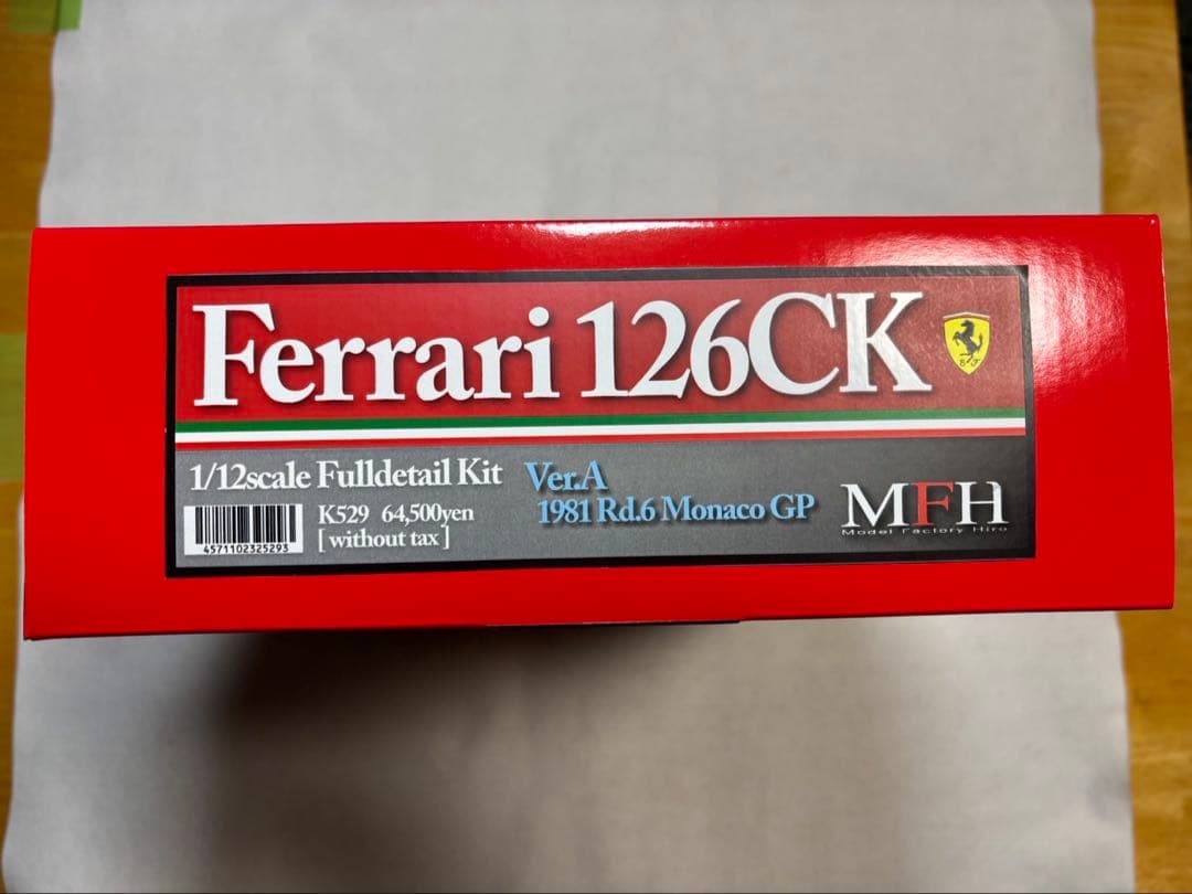 1/12 Ferrari126CK ver A （MFH） フルデティールキット