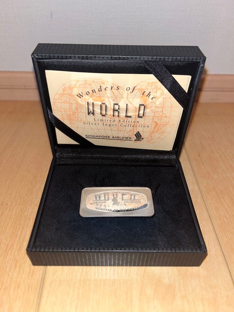 シルバーインゴットコレクション　ピサの斜塔