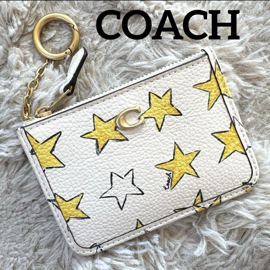 COACH コーチ 星柄 /カードケース レザー製 C金具