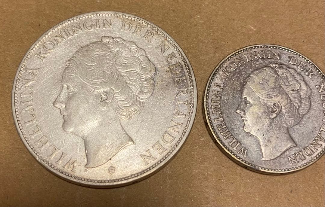 オランダ 1930年 ウィルヘルミナ 2.5ギルダー