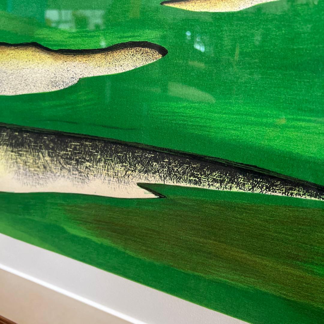 k347r120 フランス風景画・デペルト「ゴルフ場」リトグラフ サインあり