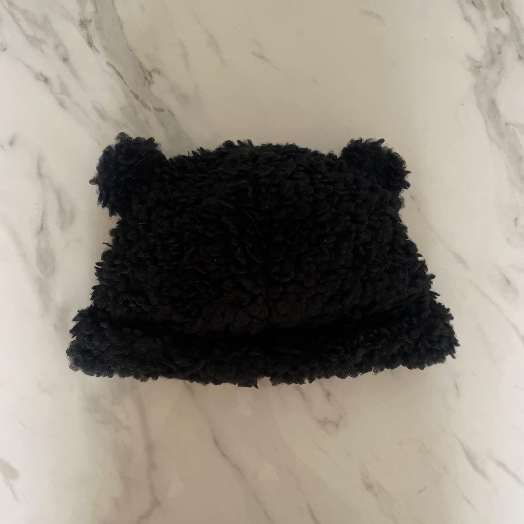 【BASICKS】BEAR BEANIE / BLACK 黒 ベアー