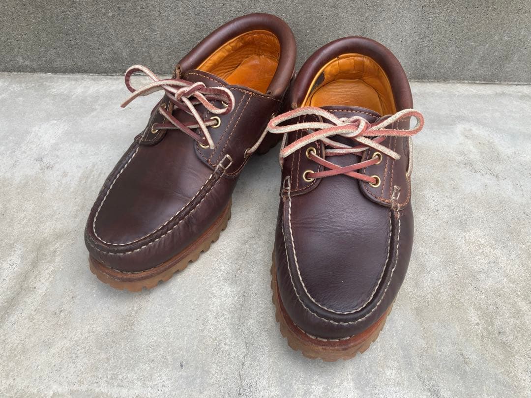 【美品】Timberland 3-Eye Classic Lug ブラウン