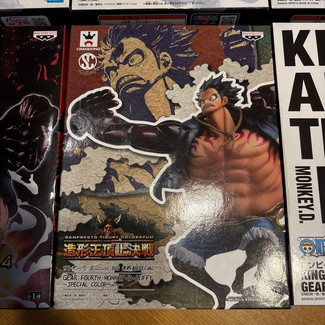 ワンピース 人気のギア4フィギュア 6種 新品未開封セット‼️