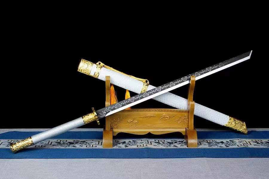 金バット麟龍-直刀 古兵器 武具　刀装具　日本刀　模造刀 居合刀