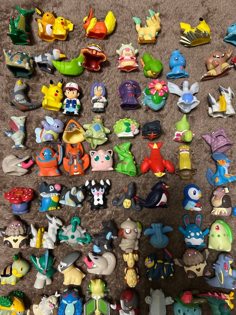 ポケモン 指人形 ソフビ フィギュア ポケモンキッズ　128個　おまけ付き