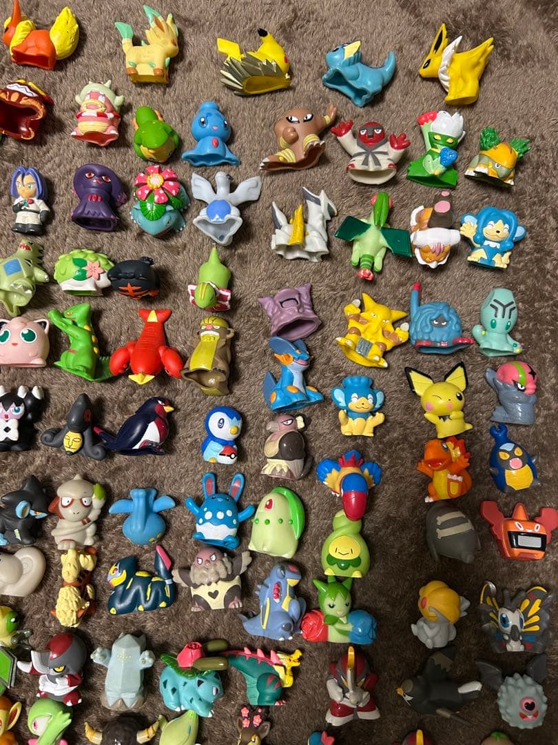 ポケモン 指人形 ソフビ フィギュア ポケモンキッズ　128個　おまけ付き