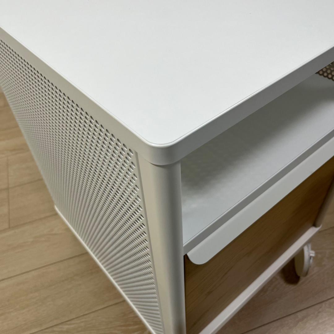 た13【IKEA】イケア BEKANT ベカント キッチンワゴン デスク下収納