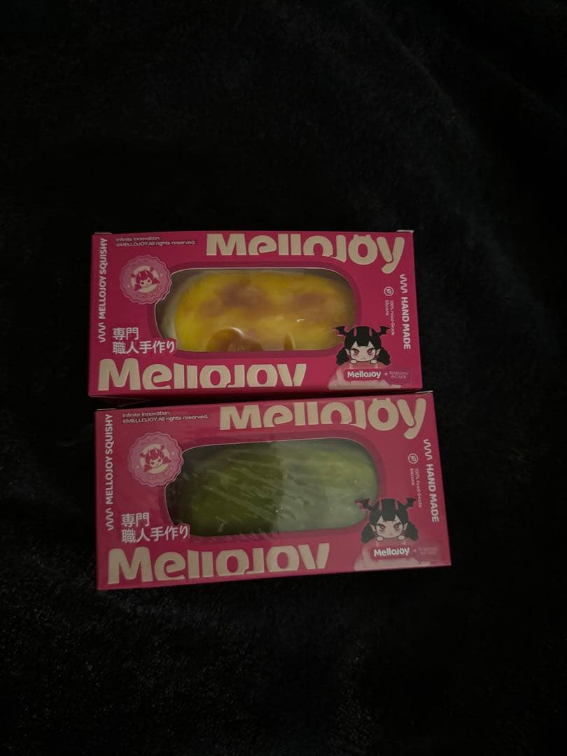 新品未使用　mellojoy スクイーズ　半熟チーズ　抹茶チーズ　セット