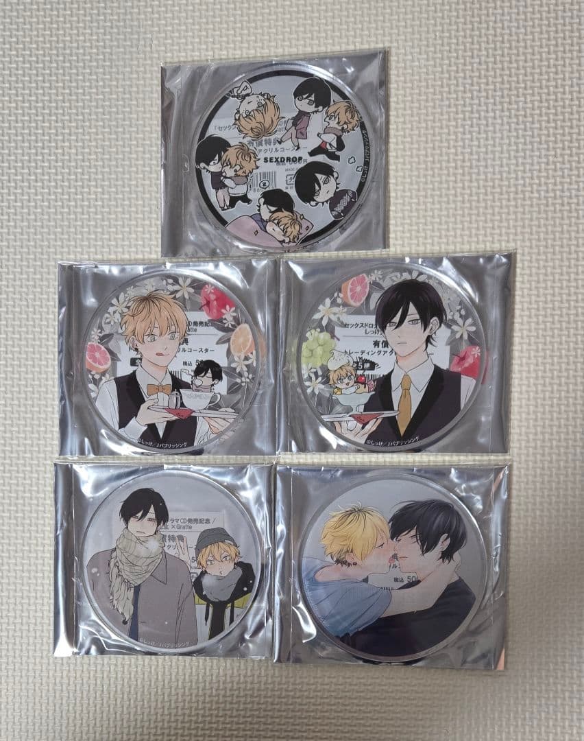 しっけ セックスドロップ ドラマCD発売記念 グラッテ アクリルコースター