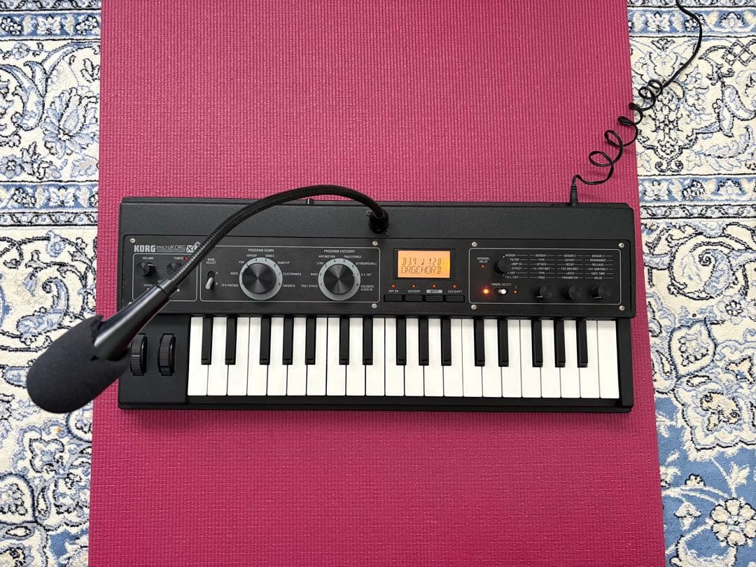 KORG microKORG XL+ シンセ/ボコーダー マイク付 動作確認済
