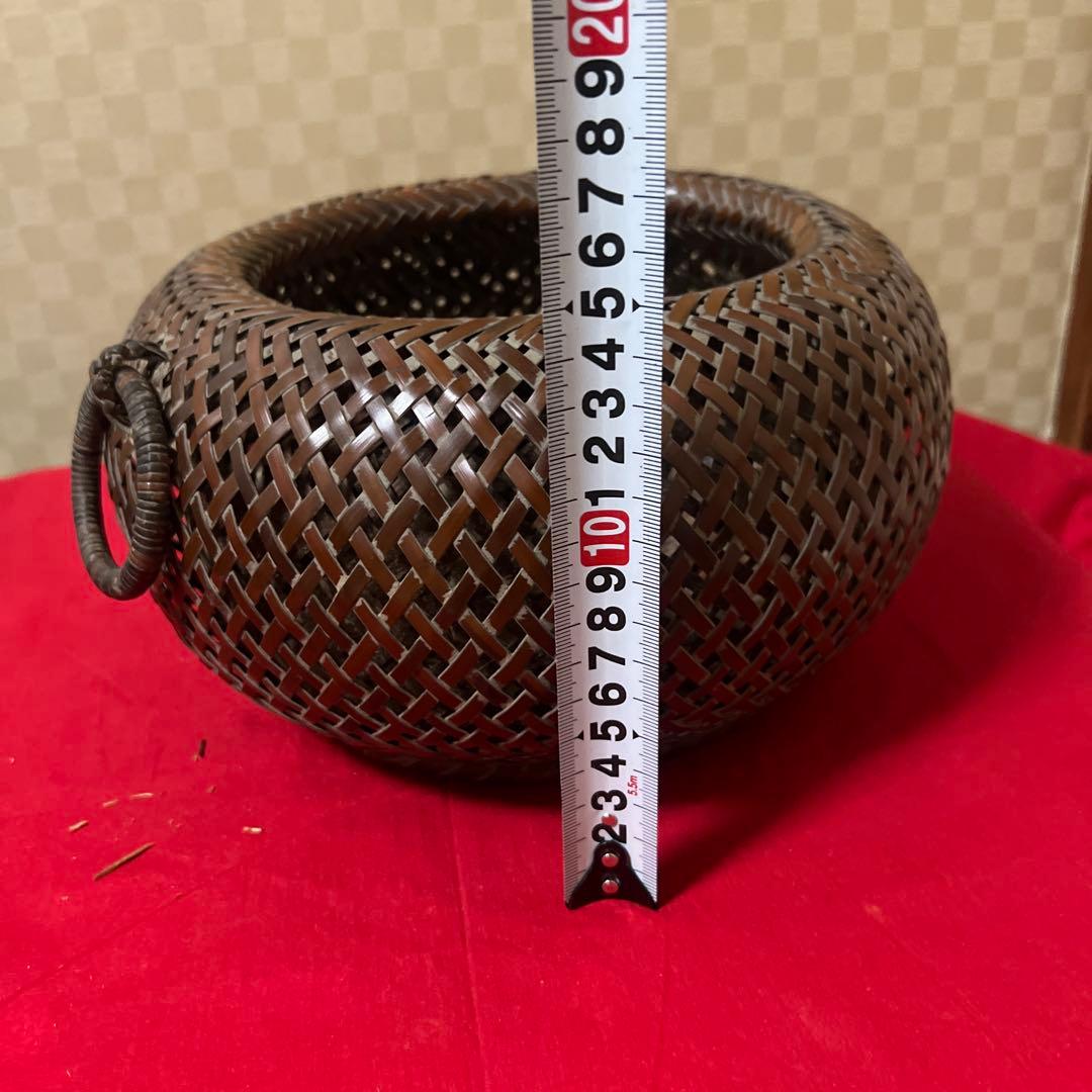 茶道具　花器　竹籠　七点まとめ