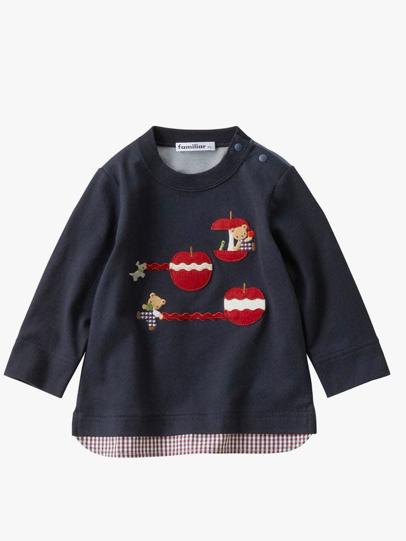 最終お値引き新作ファミリアTシャツ長袖８０サイズ