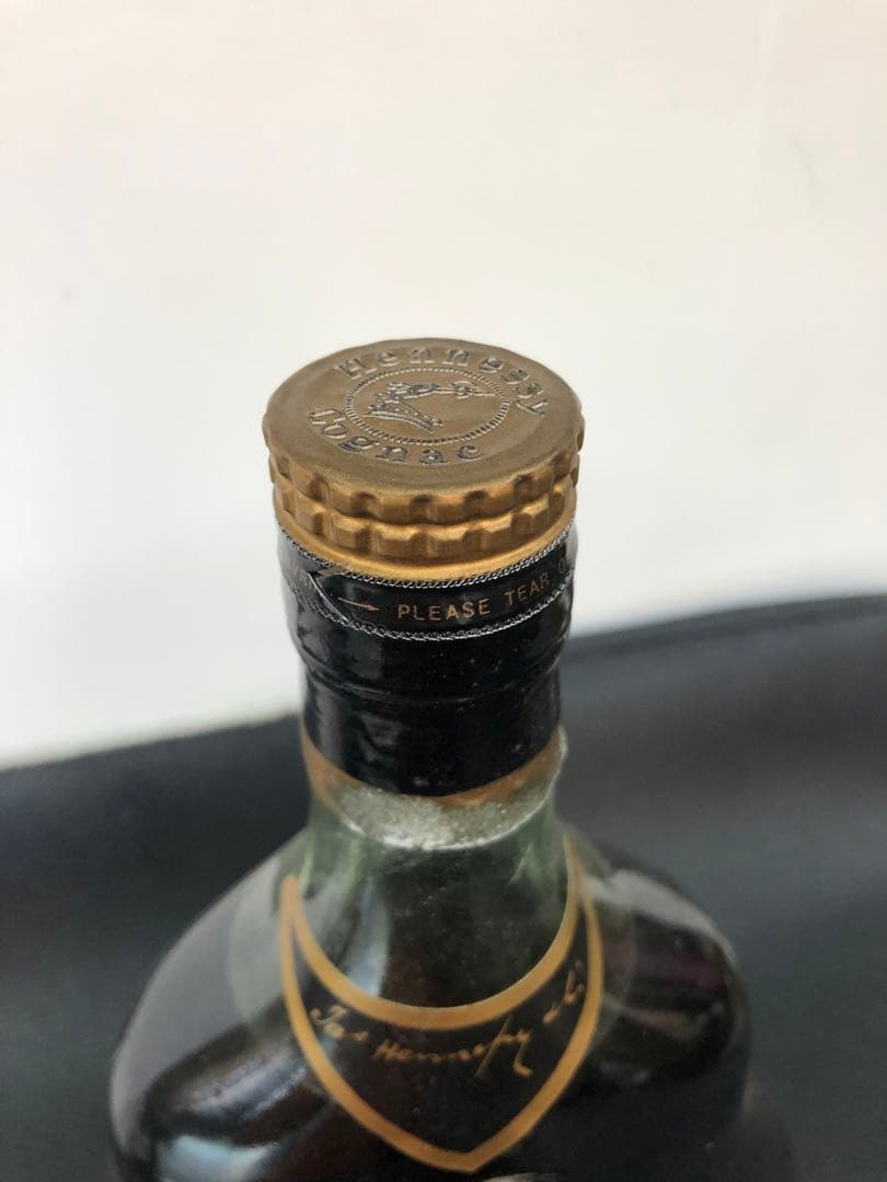 s-111 Hennessy ヘネシー　金キャップ　グリーン　XO コニャック