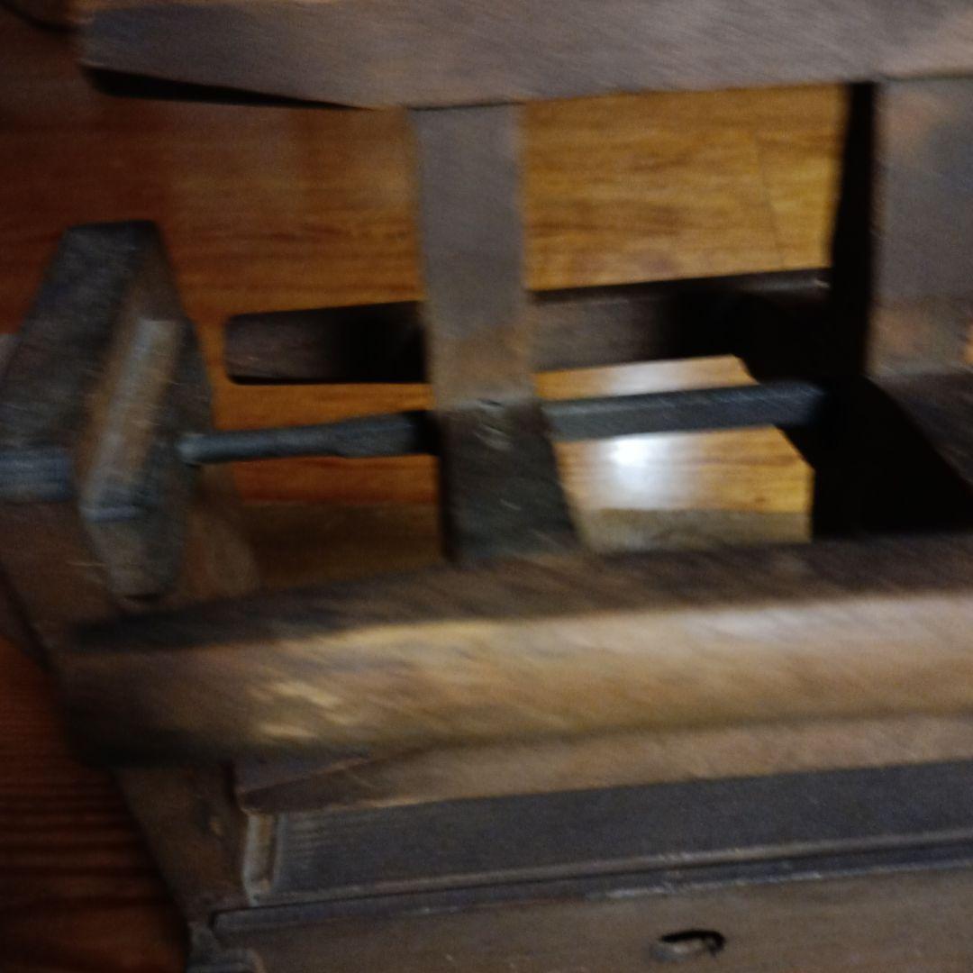 木製アンティーク機械 手巻き