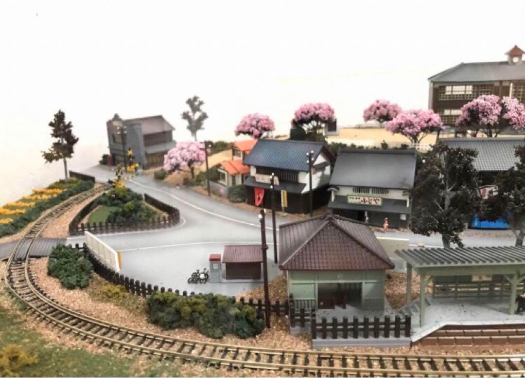 最終値下げ！ジオラマ　昭和ふるさと鉄道模型　東京書芸館作　6/6 10時まで！