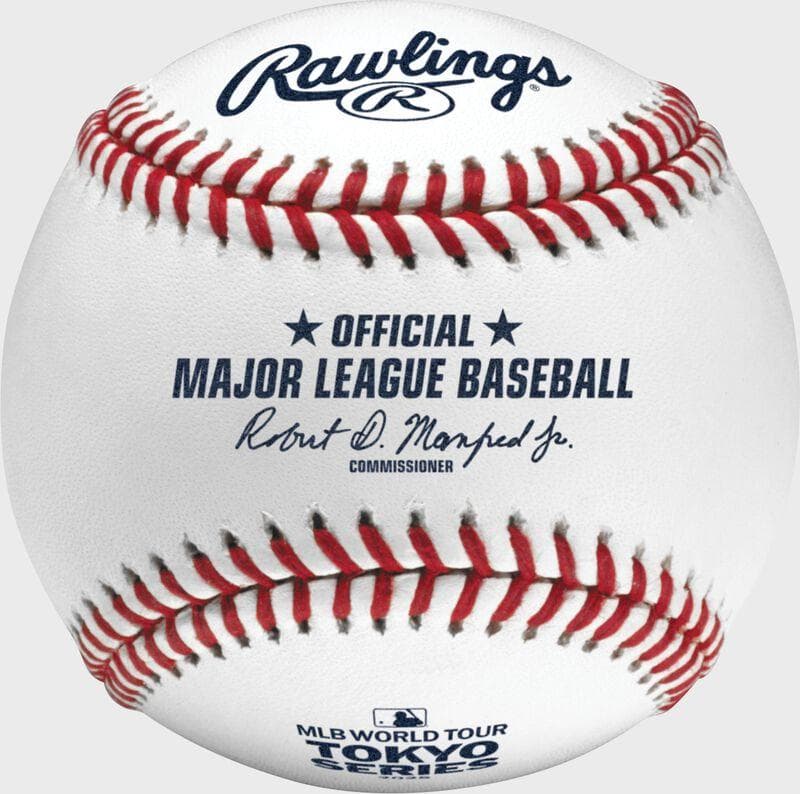 大谷翔平MLBTOUR東京ドームMLB開幕戦使用公認球ローリングスボールケース入